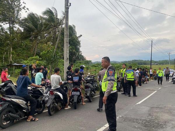 Polres Purbalingga Tertibkan 44 Kendaraan di Lokasi Balap Liar Karangmoncol