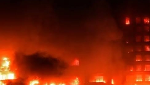 Gedung Kementerian ATR BPN Terbakar Hebat