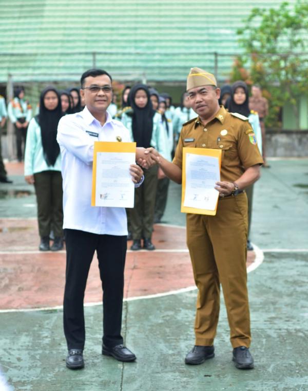 BNNK Lampung Selatan Go to School Sosialisasi Gelora Anti Bahaya Narkoba