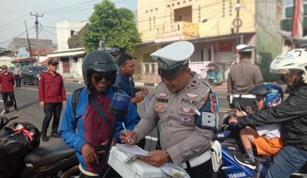 P3DW Kota Banjar Genjot Pendapatan Pajak Kendaraan Bermotor lewat Razia