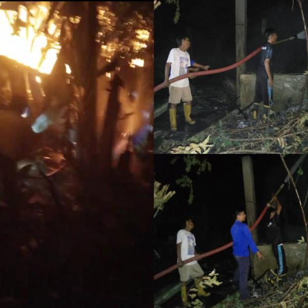 Gudang Rongsokan di Way Pisang alami Kebakaran