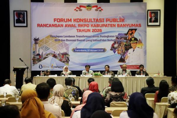 Pemkab Banyumas Bahas Rancangan Awal RKPD 2026, Fokus SDM dan Ekonomi