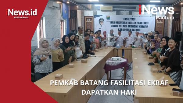VIDEO - Pemkab Batang Fasilitasi Pelaku Ekraf Dapatkan HAKI