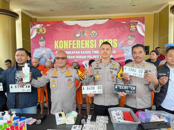 Pengungkapan Kasus Tindak Pidana Curanmor dan Curat di Daerah Hukum Polres Serang