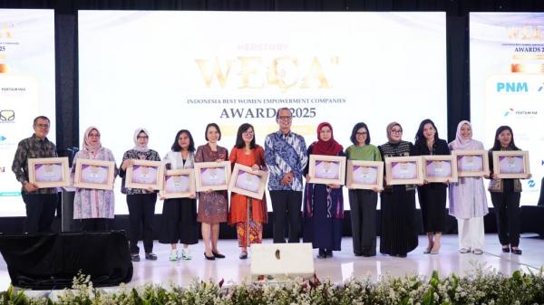 Dukung Peran Perempuan, Pos Indonesia Bawa Pulang Penghargaan WECA 2025