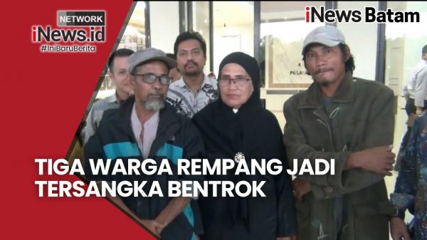 Tiga Warga Tersangka Kasus Bentrok di Rempang Diperiksa Polisi