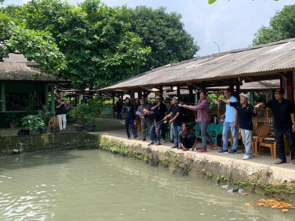 Peringati Hari Pers Nasional, Puluhan Wartawan Gelar Mancing Bersama