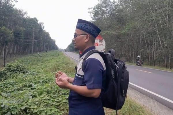 Jalan Angker di Lampung Diruqyah Tim Syariyah untuk Cegah Kecelakaan