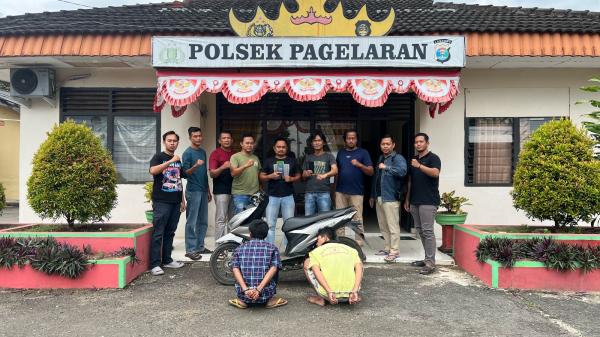 Dua Pelaku Pencurian di Pagelaran Utara Ditangkap, Motor Korban Dijual Rp5,8 Juta