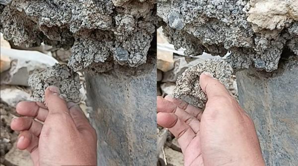 Beton Penahan Tebing Sungai Rp40 Miliar di Bojonegoro, Bisa Dicuil Pakai Tangan