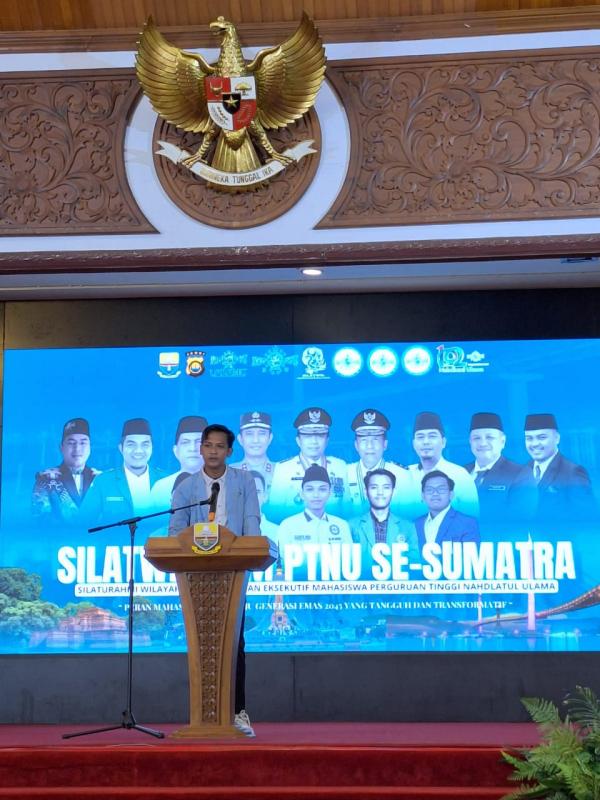 Mahasiswa STIT Al-Hikmah Way Kanan hadiri Acara Silaturahmi Wilayah BEM PTNU se Sumatera di Jambi