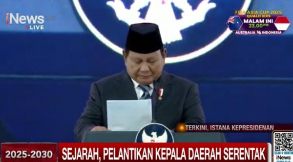 Langsung Tancap Gas! Prabowo Beri Arahan Tegas Usai Lantik 481 Kepala Daerah dan Wakilnya