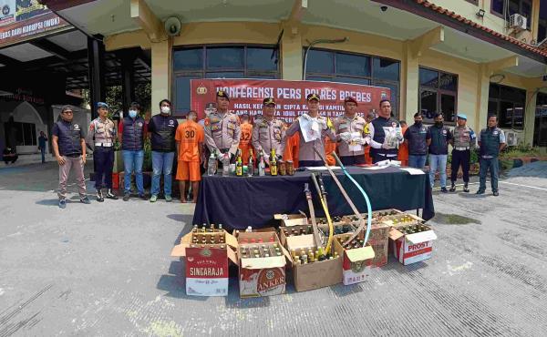 Cipta Kondisi Jelang Ramadhan, Polres Brebes Amankan 84 Tersangka dari Berbagai Kasus