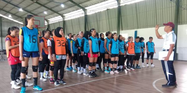 Rekrut Anggota TNI Jalur Prestasi Bola Voli, Pusjaspermildas Gelar Scouting di Sidoarjo