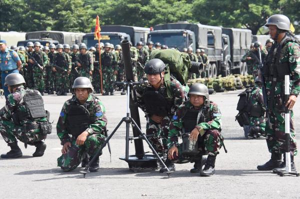 Brigif 2 Marinir Siap Hadapi Operasi Militer Perang dan Selain Perang di Tahun 2025