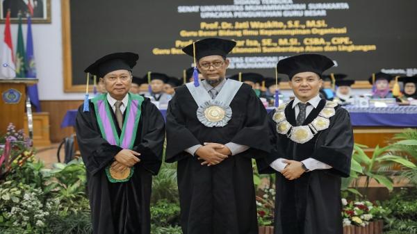 UMS Kukuhkan 2 Guru Besar Baru, Tujuan Jadi World Class University Makin Dekat