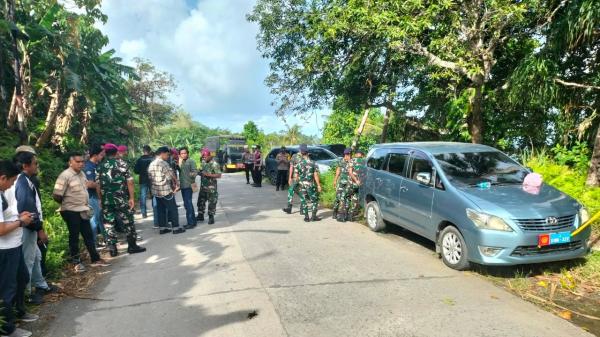 Rekonstruksi Kasus Pembunuhan Kesya, TNI-Polri Bersiaga, Warga Memadati Lokasi