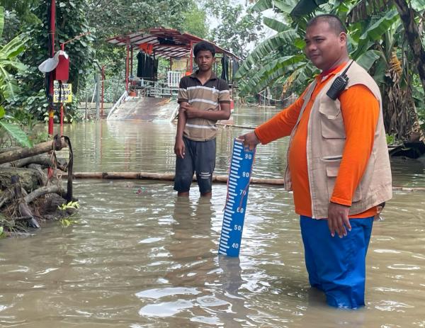 Banjir di Krian, Sidoarjo Mulai Surut, Warga Swadaya Pinjam Pompa