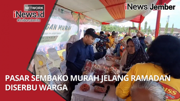 Pasar Sembako Murah Jelang Ramadan Diserbu Warga