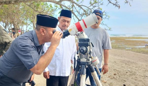 Pemkot Bersama BHRD dan Kemenag Kota Tasikmalaya Gelar Pemantau Hilal di Pantai Sindangkerta