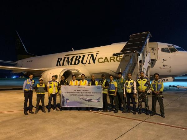 Rimbun Air Resmi Layani Rute Kargo Semarang-Makassar, Angkut 15 Ton e-Commerce