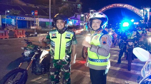 Patroli Skala Besar Jelang Ramadhan, Polres Sukoharjo Gandeng TNI dan Satpol PP