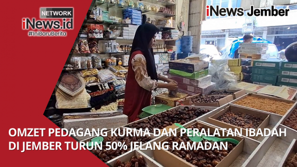 Omzet Pedagang Kurma dan Peralatan Ibadah di Jember Turun 50% Jelang Ramadan