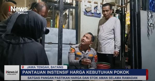 VIDEO – Satgas Pangan Polres Batang Sidak Pasar Induk Batang