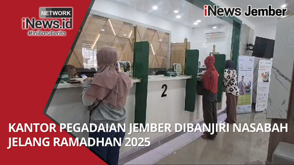 Kantor Pegadaian Jember Dibanjiri Nasabah Jelang Ramadhan 2025