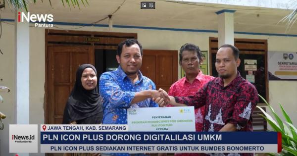 VIDEO – PLN Icon Plus Dukung Internet Gratis untuk BUMDes Bonomerto Kabupaten Semarang