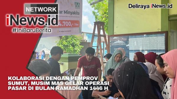 Kolaborasi dengan Pemprov Sumut, Musim Mas Gelar Operasi Pasar di Bulan Ramadhan 1446 H
