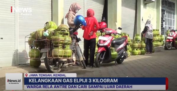 VIDEO – Kelangkaan Gas Elpiji 3 Kilogram Warga Dibatasi Pembelian