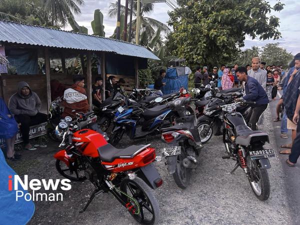 Polisi Bubarkan Balap Liar di Jalan Trans Sulawesi, 26 Motor Diamankan