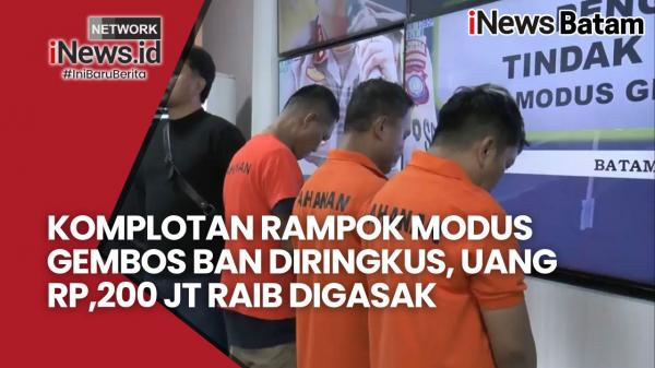 Komplotan Rampok Modus Gembos Ban Diringkus Polisi