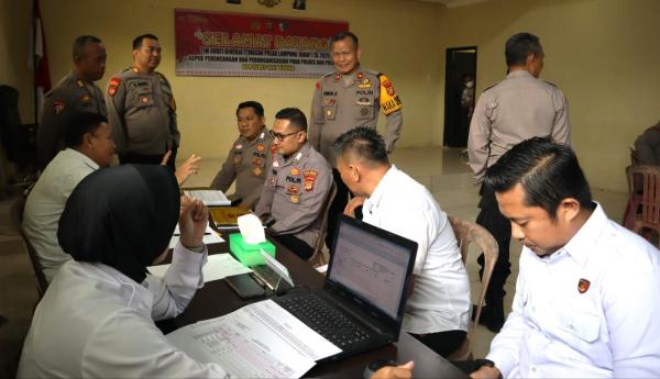 Polda Lampung Lakukan Audit Kinerja Tahap I TA 2025 di Polres Way Kanan