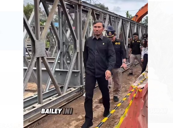 Edi Purwanto: Jembatan Sementara Bailey Jalinsum Jambi-Padang Bakal Dioperasikan