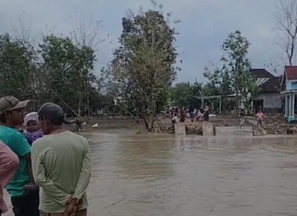 Tanggul Sungai Tuntang Jebol di Gubug Belum Tertangani, Ratusan Warga Masih Mengungsi