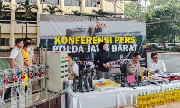 Pelaku Usaha Ditangkap Ditreskrimsus Polda Jabar, Diduga Produksi Minyak Kita secara Ilegal