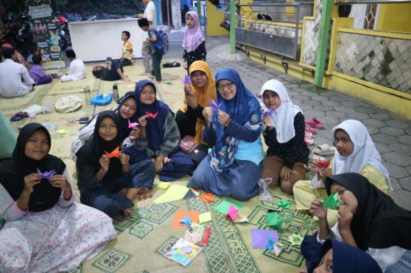 Kurangi Kecanduan Anak pada Gawai, Dompet Dhuafa Yogyakarta Meriahkan Ramadan 1446 H dengan Origami