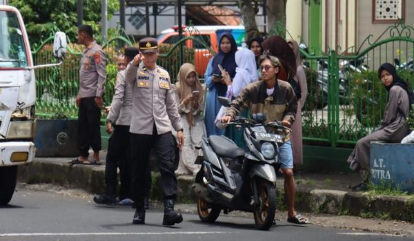 Puluhan Kendaraan yang Melanggar Ditindak dalam Operasi KRYD yang Digelar Polres Ciamis