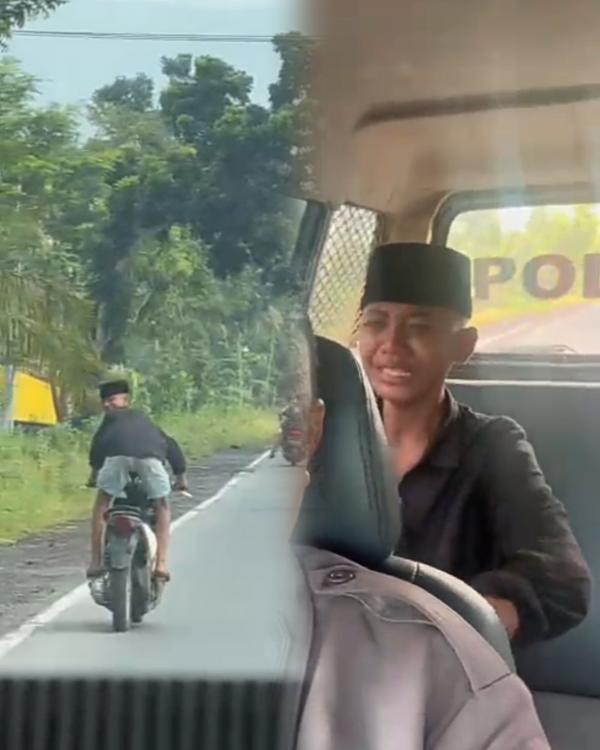 Viral Pelaku Balap Liar di Lumajang Ejek Polisi, Menangis saat Ditangkap