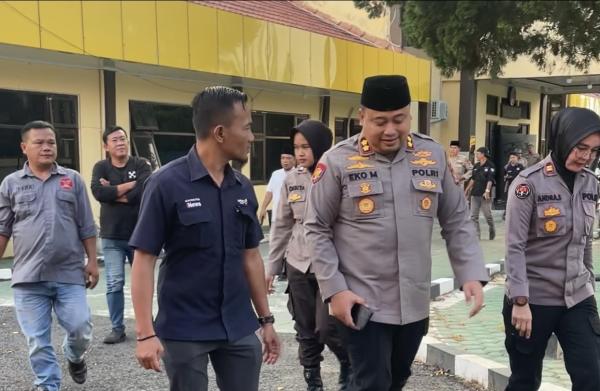 Kapolres Bengkulu Utara Berbagi Takjil dan Buka Puasa Bersama Insan Media