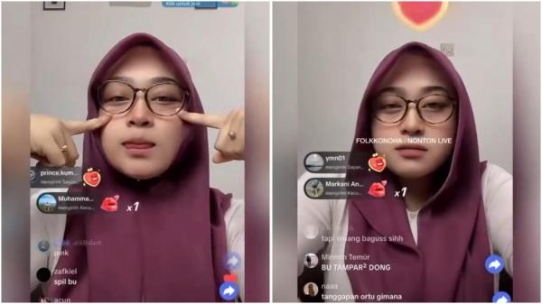 Live TikTok Bu Guru Salsa Jawab Bodo Amat jika Anak Lihat Video Syur Miliknya 