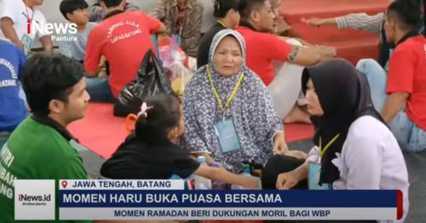 VIDEO – Keseruan WBP Lapas Kelas IIB Batang Berbuka dengan Keluarga