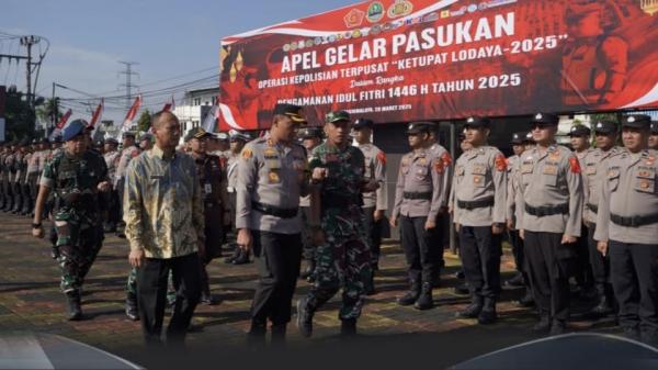 Polres Tasikmalaya Kota Gelar Apel Pasukan Operasi Ketupat Lodaya 2025 untuk Pengamanan Arus Mudik