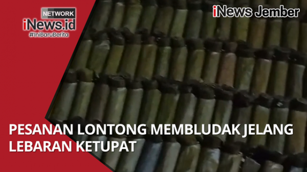Pesanan Lontong Membludak Jelang Lebaran Ketupat