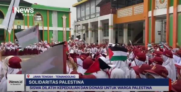 VIDEO – Aksi Dukung Palestina siswa SDIT Cahaya Insani Temanggung