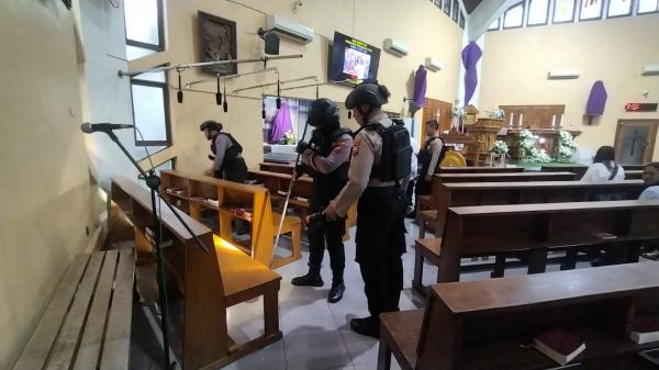 Jelang Jumat Agung dan Paskah 2025, Polres Bojonegoro Sterilisasi Sejumlah Gereja