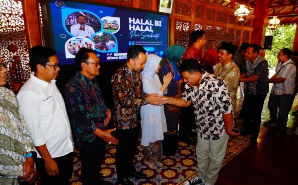 Halal Bihalal PWI Surakarta dan Mitra, Eratkan Sinergi Demi Kemajuan Solo Raya