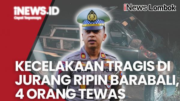 4 Tewas, 12 Luka-Luka Akibat Mobil Pick-Up Tabrak Pembatas Jalan di Lombok Tengah